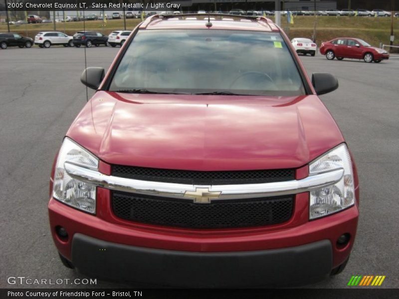 Salsa Red Metallic / Light Gray 2005 Chevrolet Equinox LT