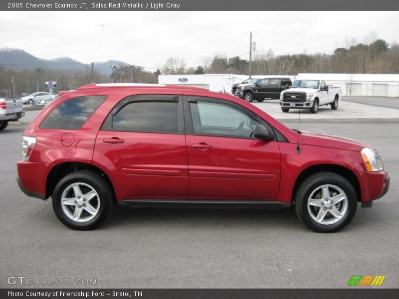 Salsa Red Metallic / Light Gray 2005 Chevrolet Equinox LT