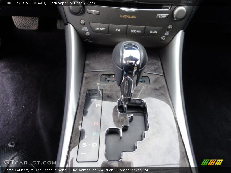  2009 IS 250 AWD 6 Speed Paddle-Shift Automatic Shifter