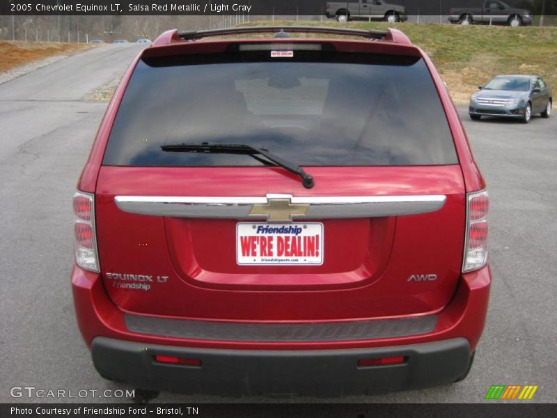 Salsa Red Metallic / Light Gray 2005 Chevrolet Equinox LT