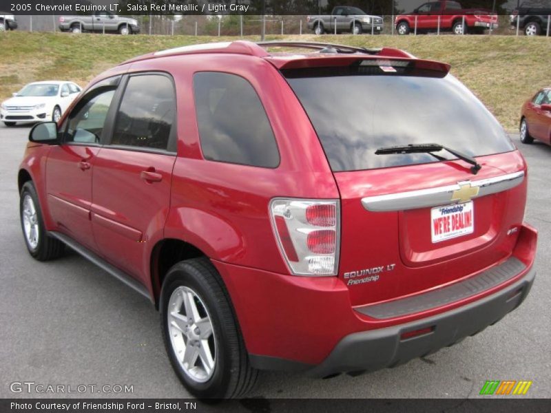 Salsa Red Metallic / Light Gray 2005 Chevrolet Equinox LT