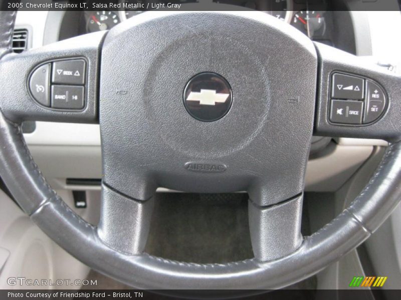 Salsa Red Metallic / Light Gray 2005 Chevrolet Equinox LT