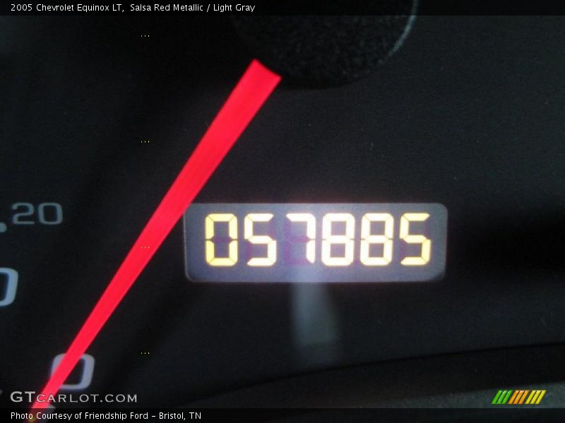 Salsa Red Metallic / Light Gray 2005 Chevrolet Equinox LT