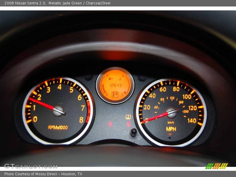 Metallic Jade Green / Charcoal/Steel 2008 Nissan Sentra 2.0