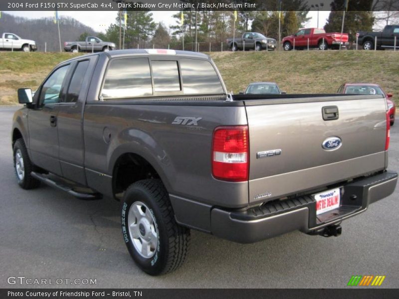 Dark Shadow Grey Metallic / Black/Medium Flint 2004 Ford F150 STX SuperCab 4x4
