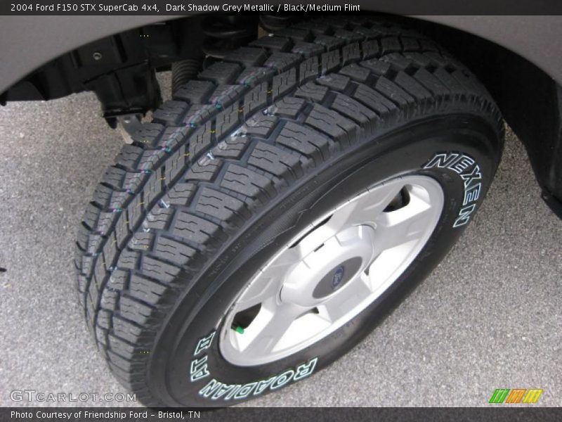 Dark Shadow Grey Metallic / Black/Medium Flint 2004 Ford F150 STX SuperCab 4x4