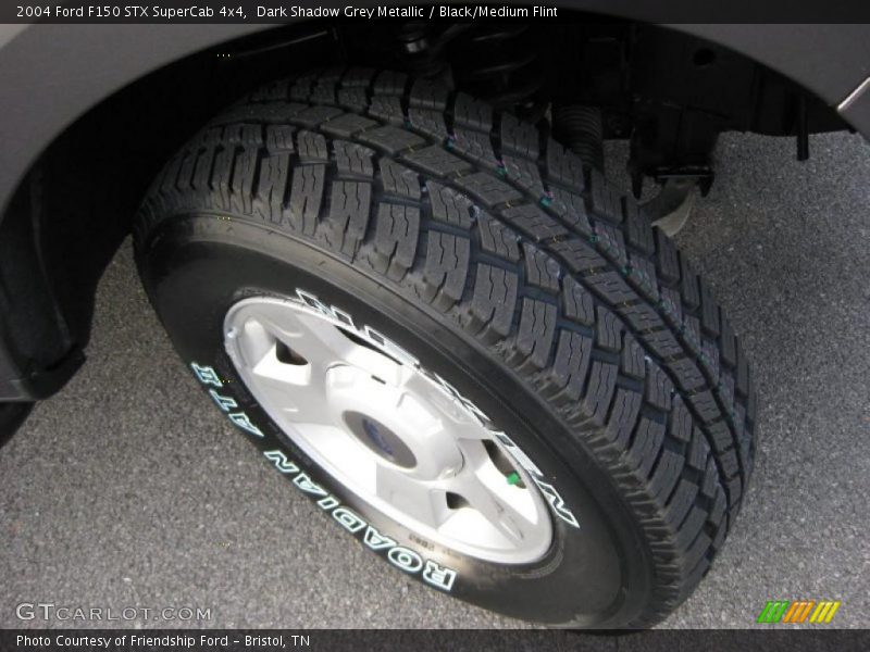 Dark Shadow Grey Metallic / Black/Medium Flint 2004 Ford F150 STX SuperCab 4x4