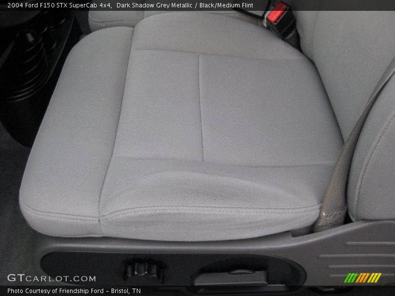  2004 F150 STX SuperCab 4x4 Black/Medium Flint Interior