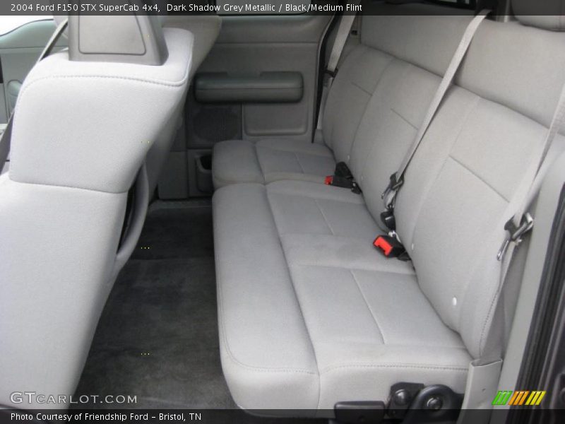  2004 F150 STX SuperCab 4x4 Black/Medium Flint Interior