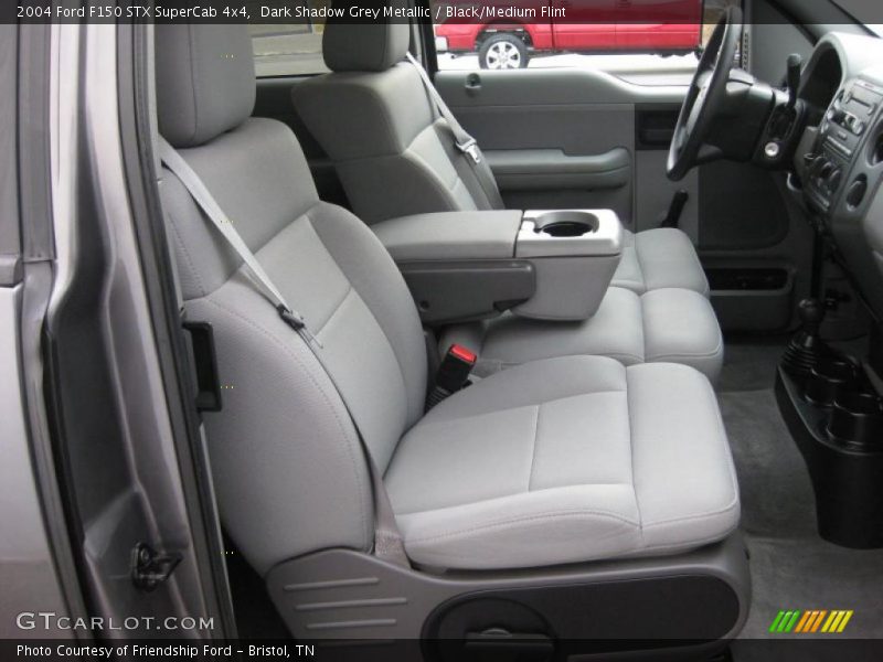Dark Shadow Grey Metallic / Black/Medium Flint 2004 Ford F150 STX SuperCab 4x4