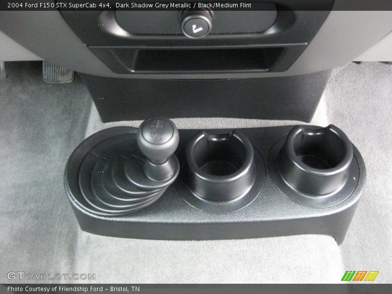 Dark Shadow Grey Metallic / Black/Medium Flint 2004 Ford F150 STX SuperCab 4x4