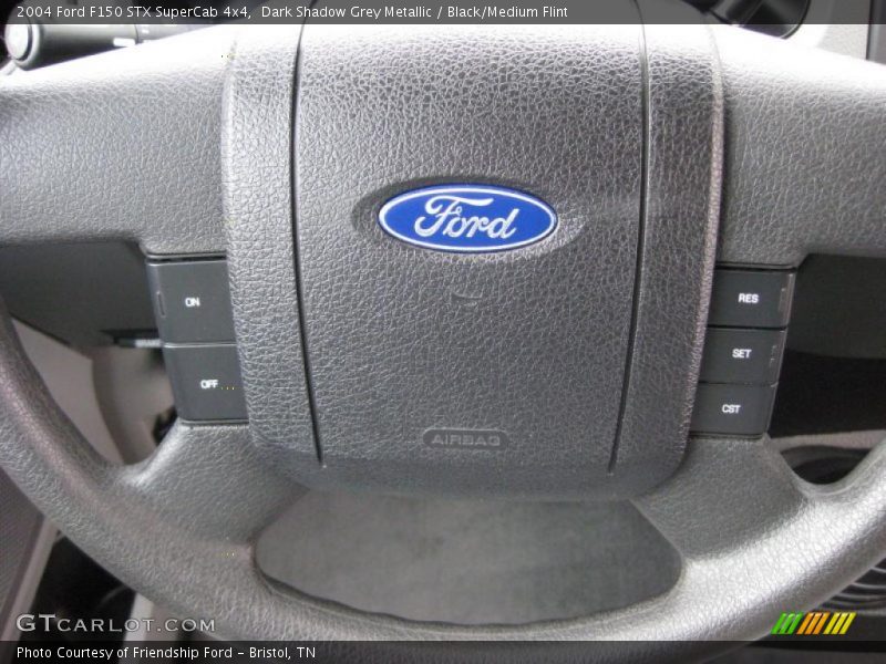 Dark Shadow Grey Metallic / Black/Medium Flint 2004 Ford F150 STX SuperCab 4x4