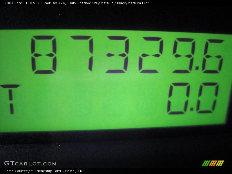 Dark Shadow Grey Metallic / Black/Medium Flint 2004 Ford F150 STX SuperCab 4x4