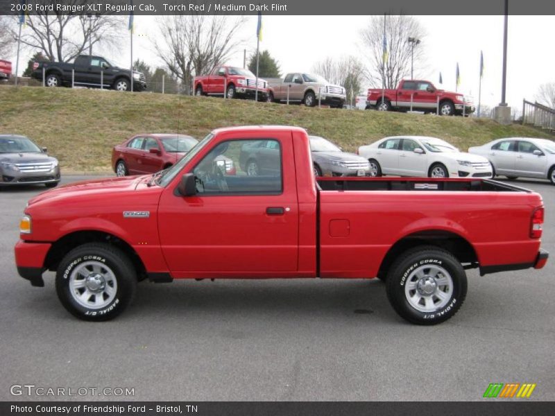  2008 Ranger XLT Regular Cab Torch Red