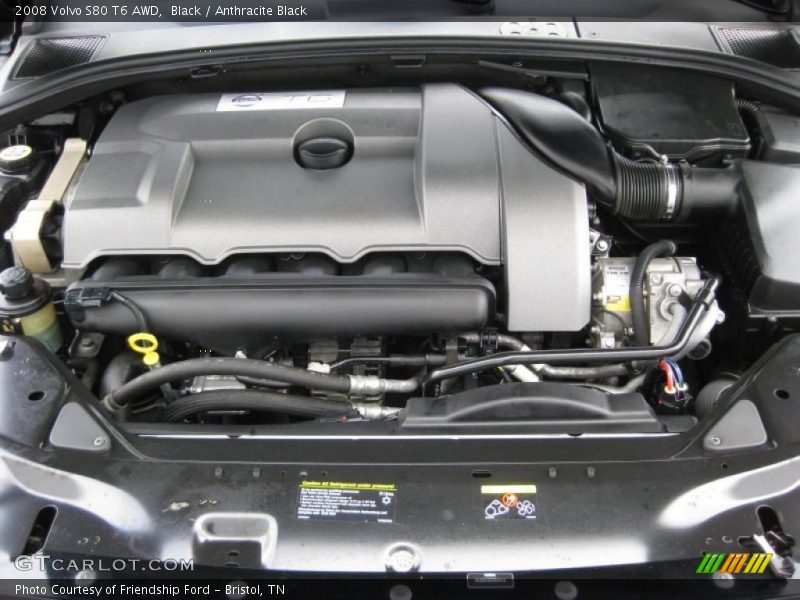 Black / Anthracite Black 2008 Volvo S80 T6 AWD