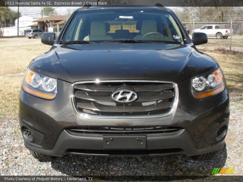 Espresso Brown / Cocoa Black 2011 Hyundai Santa Fe SE