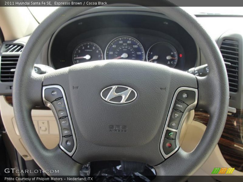  2011 Santa Fe SE Steering Wheel