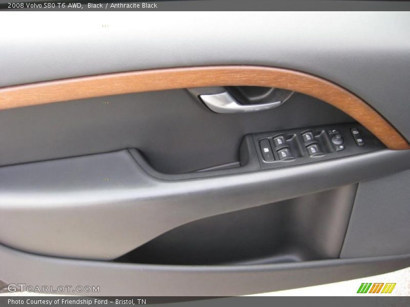 Black / Anthracite Black 2008 Volvo S80 T6 AWD
