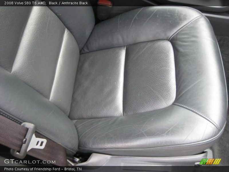 Black / Anthracite Black 2008 Volvo S80 T6 AWD
