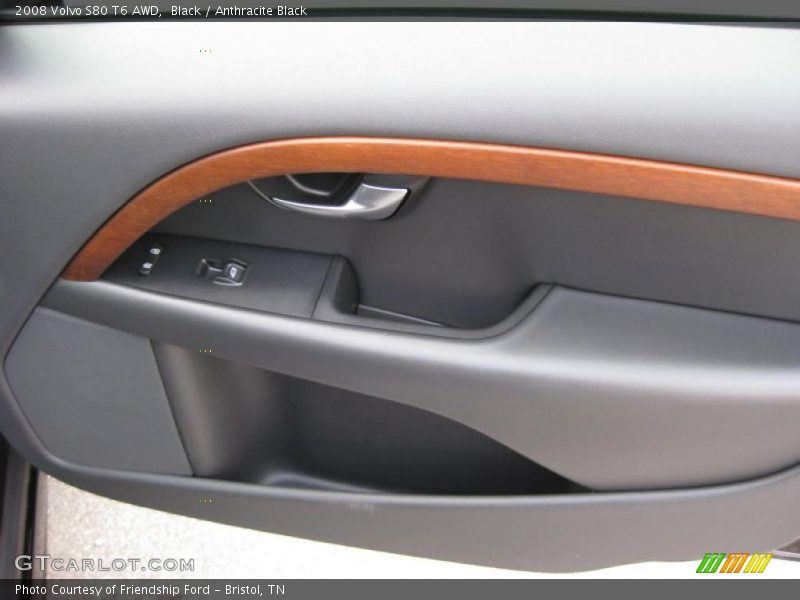Black / Anthracite Black 2008 Volvo S80 T6 AWD