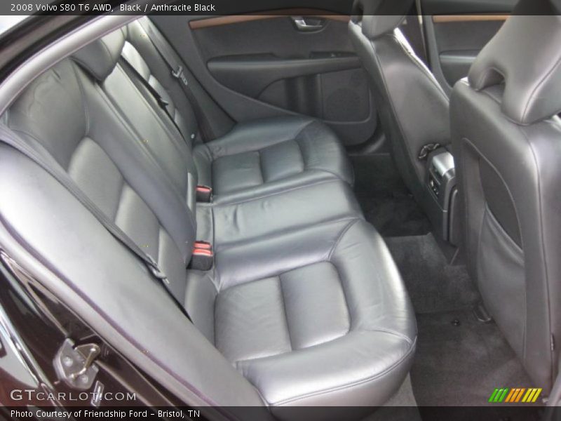 Black / Anthracite Black 2008 Volvo S80 T6 AWD