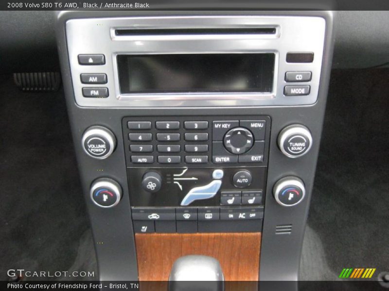 Black / Anthracite Black 2008 Volvo S80 T6 AWD