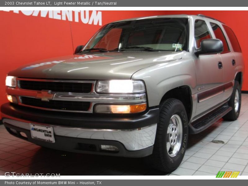 Light Pewter Metallic / Tan/Neutral 2003 Chevrolet Tahoe LT