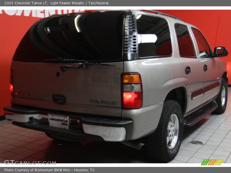 Light Pewter Metallic / Tan/Neutral 2003 Chevrolet Tahoe LT
