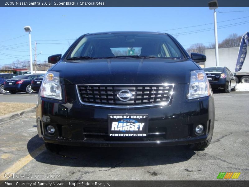 Super Black / Charcoal/Steel 2008 Nissan Sentra 2.0 S