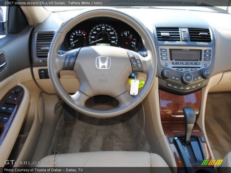 Taffeta White / Ivory 2007 Honda Accord EX-L V6 Sedan