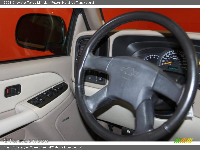 Light Pewter Metallic / Tan/Neutral 2003 Chevrolet Tahoe LT