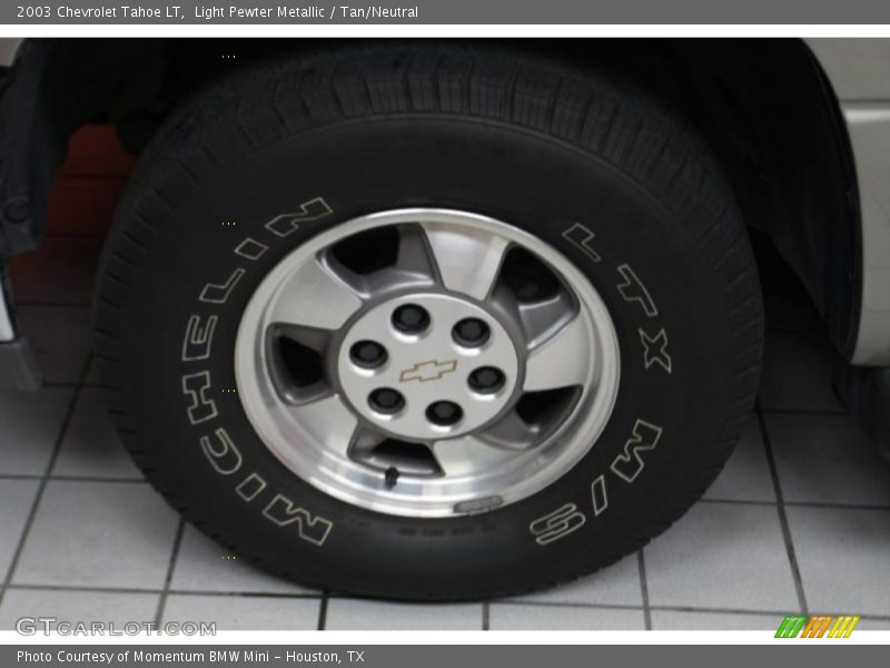 Light Pewter Metallic / Tan/Neutral 2003 Chevrolet Tahoe LT