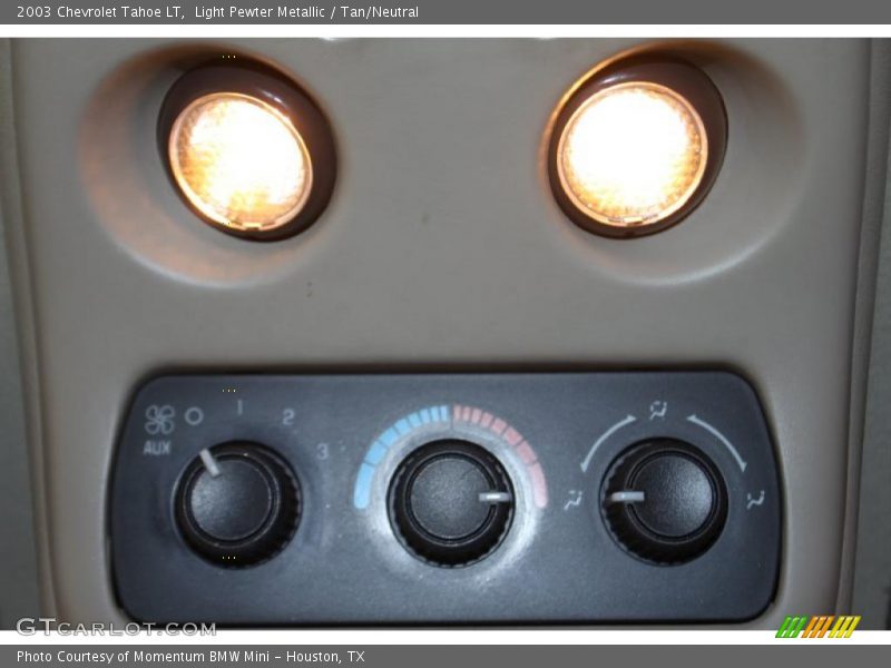 Light Pewter Metallic / Tan/Neutral 2003 Chevrolet Tahoe LT