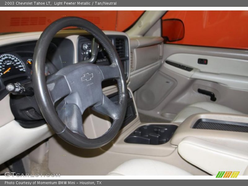 Light Pewter Metallic / Tan/Neutral 2003 Chevrolet Tahoe LT