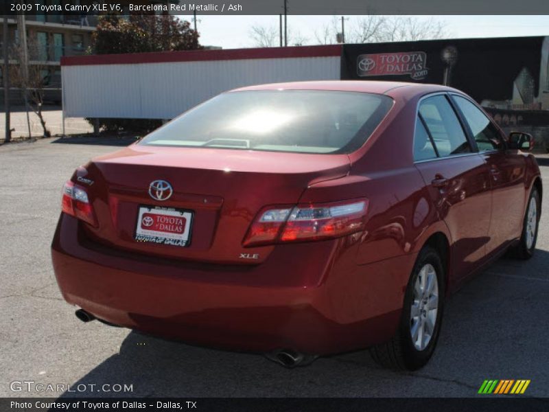 Barcelona Red Metallic / Ash 2009 Toyota Camry XLE V6