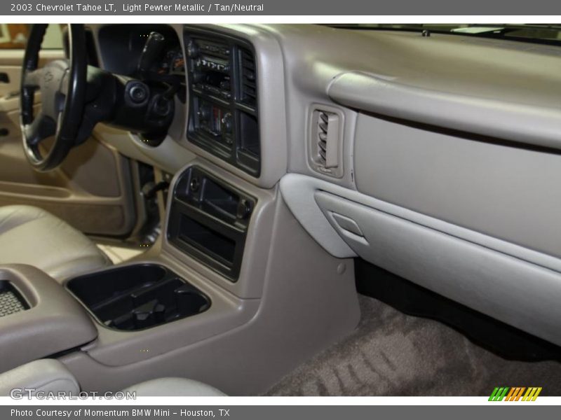 Light Pewter Metallic / Tan/Neutral 2003 Chevrolet Tahoe LT