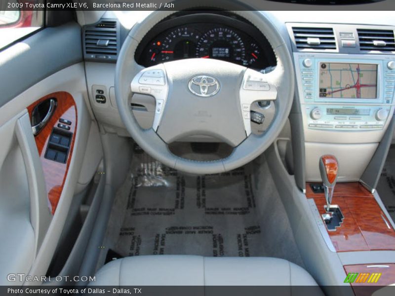 Barcelona Red Metallic / Ash 2009 Toyota Camry XLE V6
