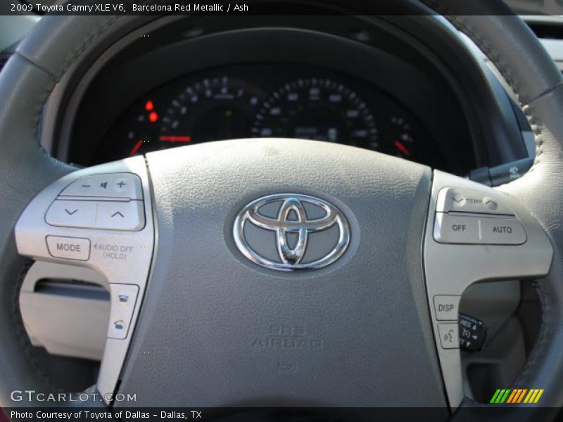 Barcelona Red Metallic / Ash 2009 Toyota Camry XLE V6