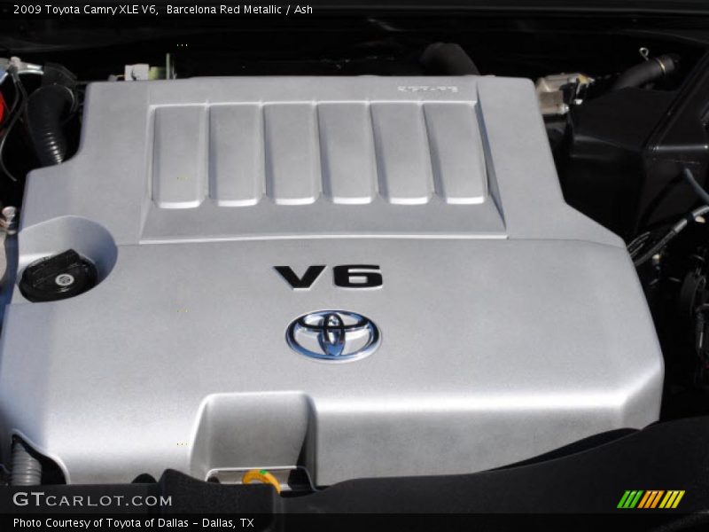 Barcelona Red Metallic / Ash 2009 Toyota Camry XLE V6