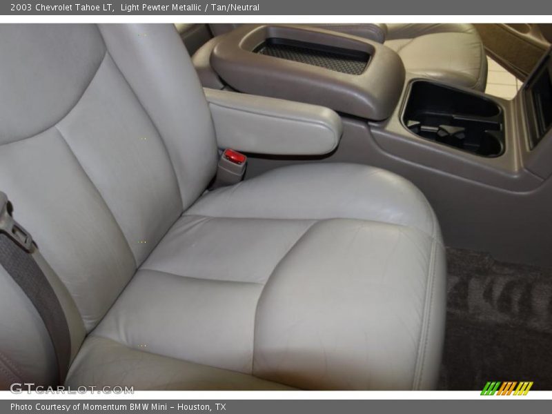 Light Pewter Metallic / Tan/Neutral 2003 Chevrolet Tahoe LT