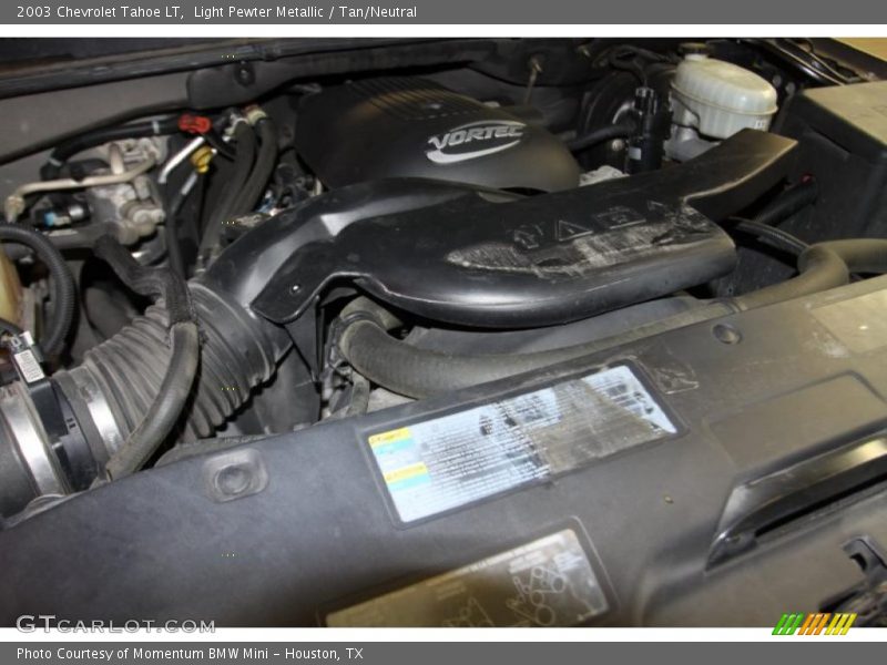 Light Pewter Metallic / Tan/Neutral 2003 Chevrolet Tahoe LT