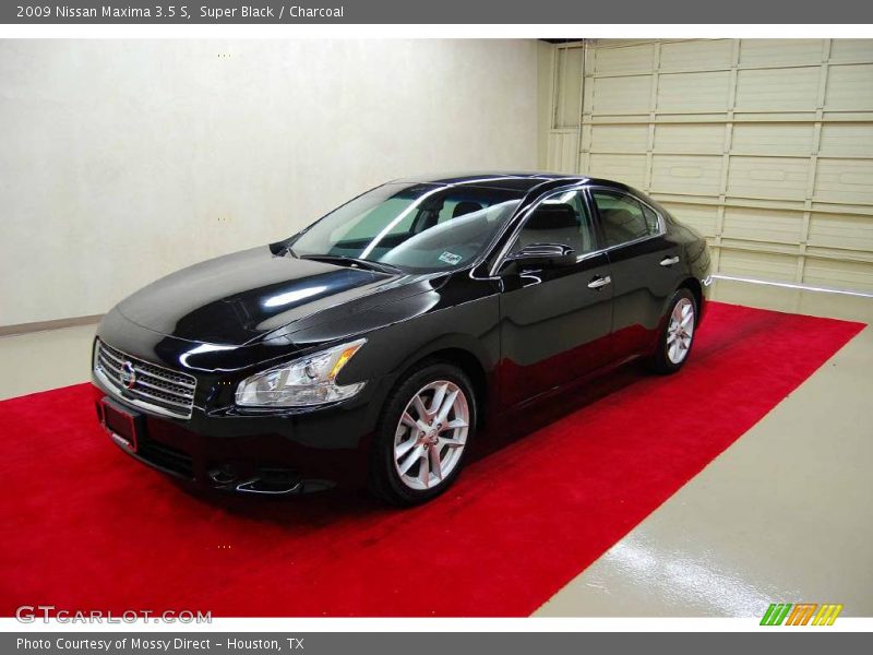 Super Black / Charcoal 2009 Nissan Maxima 3.5 S