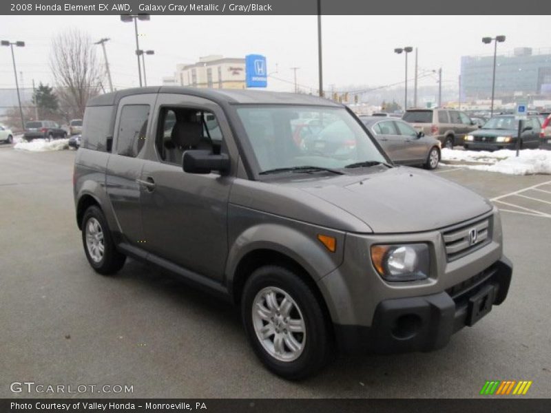 Galaxy Gray Metallic / Gray/Black 2008 Honda Element EX AWD