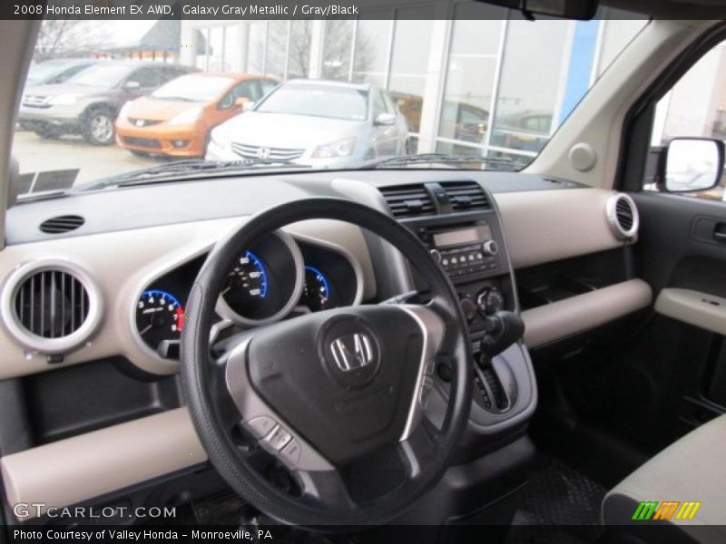 Galaxy Gray Metallic / Gray/Black 2008 Honda Element EX AWD