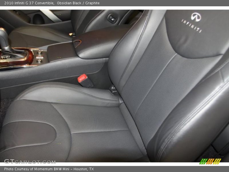 Obsidian Black / Graphite 2010 Infiniti G 37 Convertible