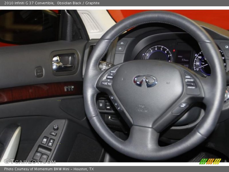 Obsidian Black / Graphite 2010 Infiniti G 37 Convertible