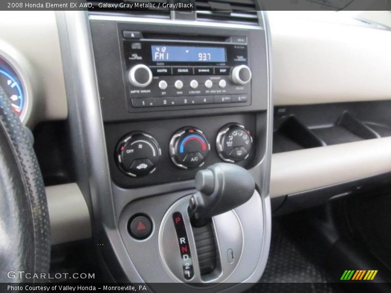 Galaxy Gray Metallic / Gray/Black 2008 Honda Element EX AWD