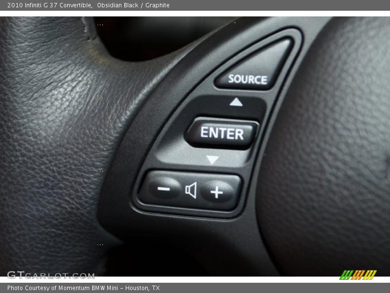 Obsidian Black / Graphite 2010 Infiniti G 37 Convertible