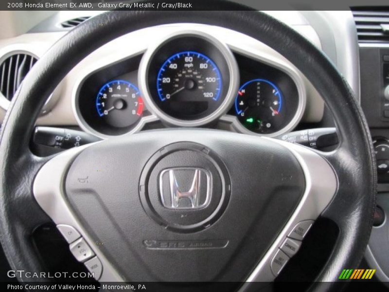 Galaxy Gray Metallic / Gray/Black 2008 Honda Element EX AWD