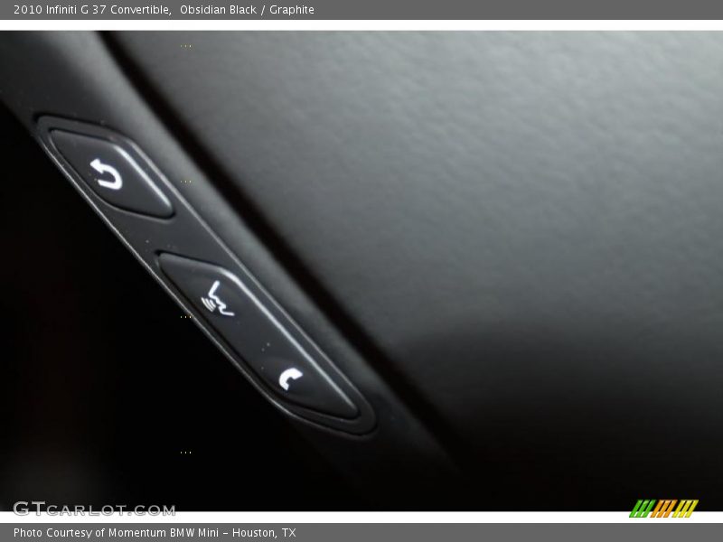 Obsidian Black / Graphite 2010 Infiniti G 37 Convertible